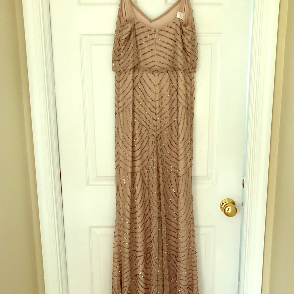 Adrianna Papell bridesmaids dress